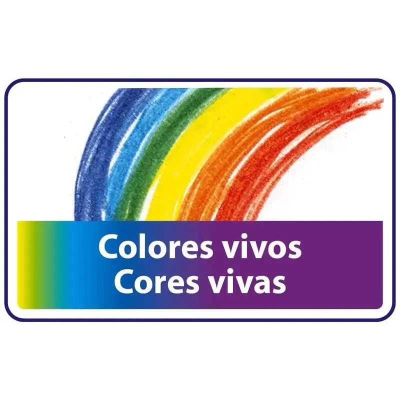 Bic Kids Plastidecor Caja de 18 Lapices de Cera - Extraresistentes - Facil de Sacar Punta - No Mancha | Ahorro Imprimiendo