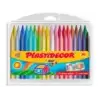 Bic Kids Plastidecor Caja de 36 Lapices de Cera - Extraresistentes - Facil de Sacar Punta - No Mancha | Ahorro Imprimiendo