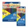 Staedtler Noris Colour 185 Expositor con 20 Estuches de 12 Lapices de Colores + 5 Estuches de 24 Lapices de Colores - Diseño Hex