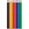 Maped Color´Peps Strong Pack de 12 Lapices Triangulares de Colores - Sin Madera - Mina 3,2mm - Punta Ultra Resistente - Colores