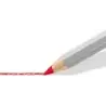 Staedtler Lumocolor 108 Lapiz de Color Hexagonal - Especial para Superficies Lisas - Marcado Opaco - Color Rojo | Ahorro Imprimi