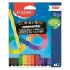 Maped Color`Peps Infinity Pack de 12 Lapices de Colores de Larga Duracion - Hecho Totalmente de Mina - Colores Surtidos | Ahorro