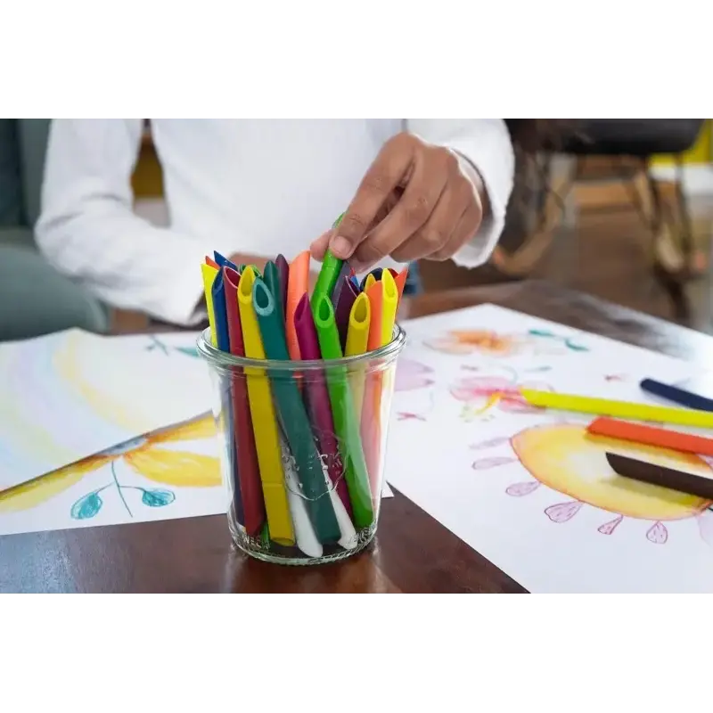 Maped Color`Peps Infinity Pack de 12 Lapices de Colores de Larga Duracion - Hecho Totalmente de Mina - Colores Surtidos | Ahorro