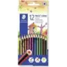 Staedtler Noris Colour 185 Pack de 12 Lapices Hexagonales de Colores - Fabricados en Wopex - Muy Resistentes - Madera de Fuentes
