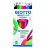 Giotto Colors Acquarell 3.0 Pack de 12 Lapices Triangulares de Colores Acuarelables - Mina 3 mm - Madera - Colores Surtidos | Ah