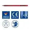 Staedtler Norix 186 Pack de 12 Lapices de Colores HB - Madera Negra - Mina de Grafito - Diseño Inteligente - Para Escribir, Dibu
