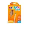 Carioca Baby 1+ 3In1 Pack de 6 Lapices - Lapiz Cera y Acuarela en Uno - Cuerpo Extragrande - Acuarelables - Sacapuntas Incluido