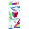 Giotto Colors Acquarell 3.0 Pack de 24 Lapices Triangulares de Colores Acuarelables - Mina 3 mm - Madera - Colores Surtidos | Ah