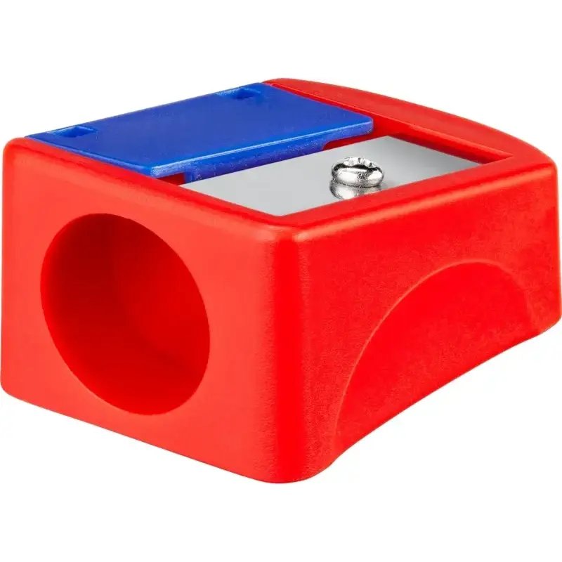 Bic Kids Multisuperficie Pack de 6 Lapices de Colores + Sacapuntas - Cuerpo Triangular - Minas Borrables en Superficies No Poros