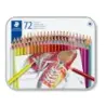 Staedtler 175 Caja Metalica de 72 Lapices Hexagonales de Colores - Colores Surtidos | Ahorro Imprimiendo