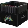 Faber-Castell Black Edition Pack de 100 Lapices de Colores - Mina Supersuave - Madera Negra - Ideales para Dibujo sobre Papel Cl