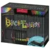 Faber-Castell Black Edition Pack Enrollable de 72 Lapices de Colores - Mina Supersuave - Madera Negra - Ideales para Dibujo sobr