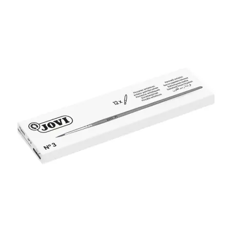 Jovi Pincel Artistico Nº 3 - Pelo Natural Suave - Mango de Madera - Punta Redonda | Ahorro Imprimiendo