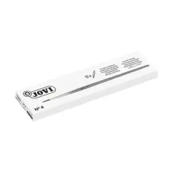 Jovi Pinceles Artisticos Pelo Poney Nº 4 - Pelo Natural - Mango de Madera - Calibre 00 al 12 - Punta Redonda - Pelo Suave - Colo