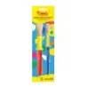 Jovi Jumbo Paint Brushes Pack 1 Pincel Mediano + 1 Pincel Grueso - Pelo Natural - Mango de Plastico - No Gotean - Facil Limpieza