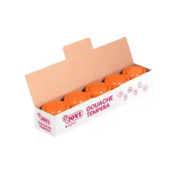 Jovi Bote de Tempera Escolar 35ml - Aplicacion en Multiples Superficies - Uso con Pincel, Rodillo o Espatula - Colores Mezclable