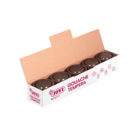 Jovi Bote de Tempera Escolar 35ml - Aplicacion en Multiples Superficies - Uso con Pincel, Rodillo o Espatula - Colores Mezclable