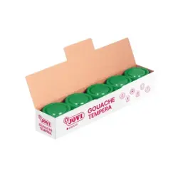 Jovi Bote de Tempera Escolar 35ml - Aplicacion en Multiples Superficies - Uso con Pincel, Rodillo o Espatula - Colores Mezclable