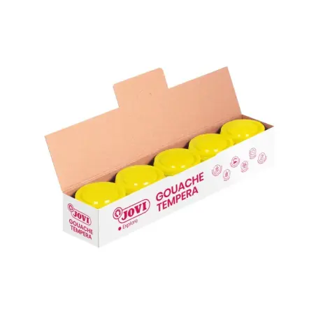 Jovi Bote de Tempera Escolar 35ml - Aplicacion en Multiples Superficies - Uso con Pincel, Rodillo o Espatula - Colores Mezclable