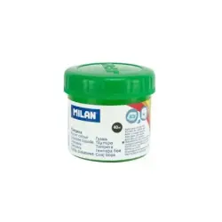 Milan Bote de Tempera 40ml - Secado Rapido - Mezclable - Color Verde Claro | Ahorro Imprimiendo