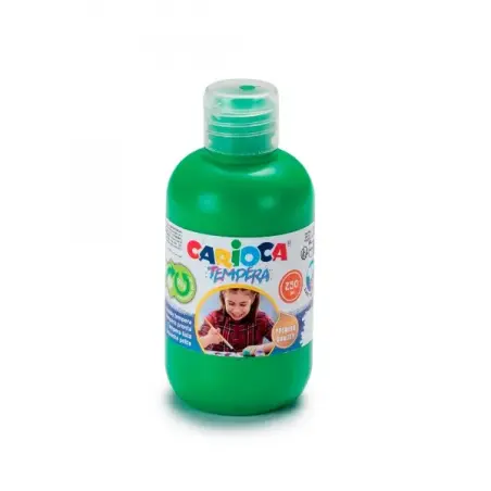 Carioca Botella de Tempera - 250ml - Colores Superlavables - Faciles de Mezclar - Aplicable en Materiales Porosos - Alta Opacida