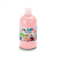 Carioca Botella de Tempera 500ml - Colores Superlavables - Faciles de Mezclar - Aplicable en Materiales Porosos - Alta Opacidad