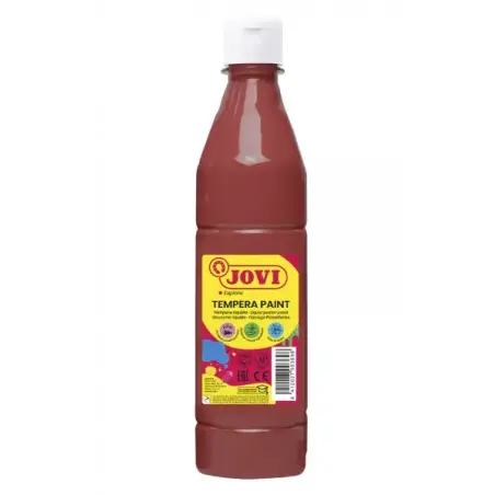 Jovi Tempera Paint Tempera Liquida 500ml - Base Agua - Lista para Usar - Alto Poder Cubriente - Secado Rapido - Excelente Fluide