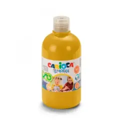 Carioca Botella de Tempera - 500ml - Colores Superlavables - Faciles de Mezclar - Aplicable en Materiales Porosos - Alta Opacida