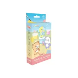 Jovi Kawaii Pack con 6 Botes de Tempera 35ml + Pincel - Secado Rapido - Excelente Adherencia - Lista para Usar - Colores Surtido