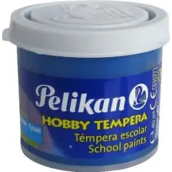 Pelikan Tempera Escolar Frasco 40ml - Facil de Lavar - Ideal para Actividades Escolares - Color Azul | Ahorro Imprimiendo