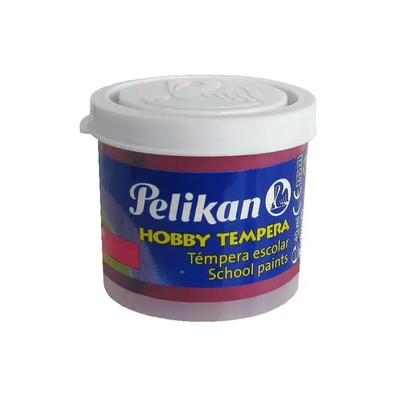 Pelikan Tempera Escolar Frasco 40ml - Facil de Usar - Ideal para Actividades Escolares - Color Magenta | Ahorro Imprimiendo