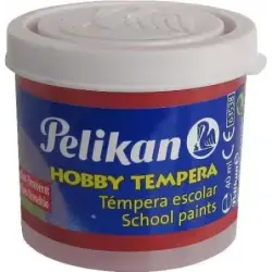 Pelikan Tempera Escolar Frasco 40ml - Facil de Usar - Ideal para Actividades Escolares - Color Bermellon | Ahorro Imprimiendo