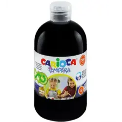 Carioca Botella de Tempera 500ml - Colores Superlavables - Faciles de Mezclar - Aplicable en Materiales Porosos - Alta Opacidad