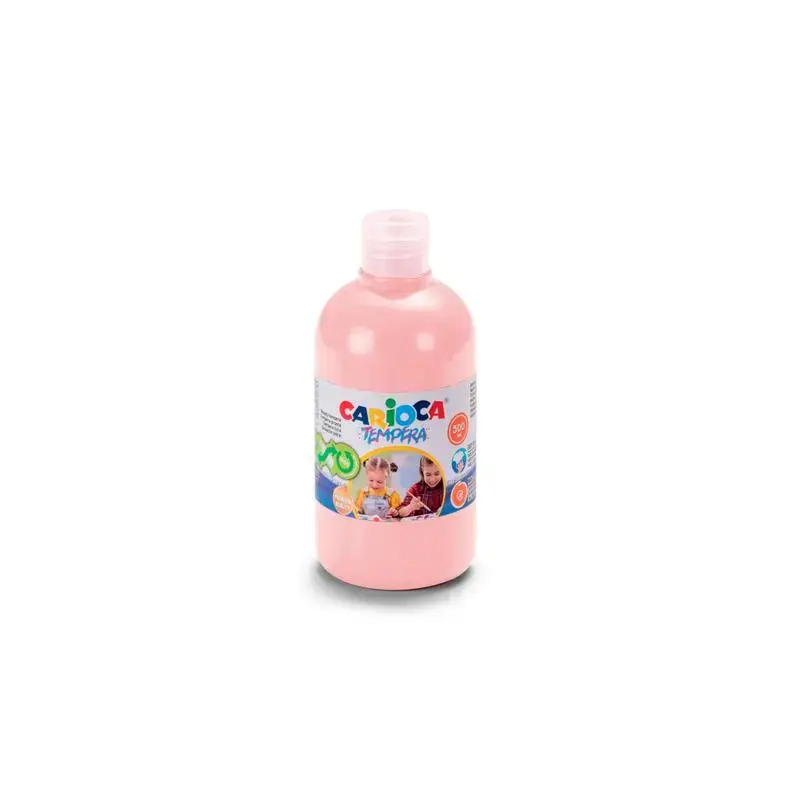 Carioca Botella Tempera 500ml - Colores Superlavables - Faciles de Mezclar - Aplicable en Materiales Porosos - Alta Opacidad - C