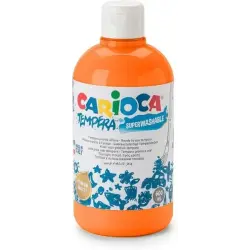Carioca Botella Tempera 500ml - Colores Superlavables - Faciles de Mezclar - Aplicable en Materiales Porosos - Alta Opacidad - C