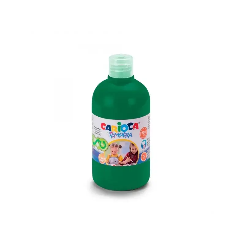 Carioca Botella de Tempera - Colores Superlavables - Faciles de Mezclar - Aplicable en Materiales Porosos - Alta Opacidad - Colo