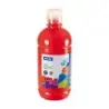 Milan Botella de Tempera 500ml - Tapon Dosificador - Secado Rapido - Mezclable - Color Rojo | Ahorro Imprimiendo