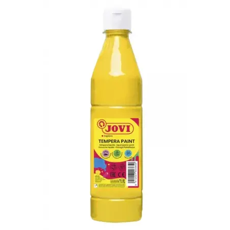 Jovi Tempera Paint Tempera Liquida 500ml - Base Agua - Lista para Usar - Alto Poder Cubriente - Secado Rapido - Facil Aplicacion