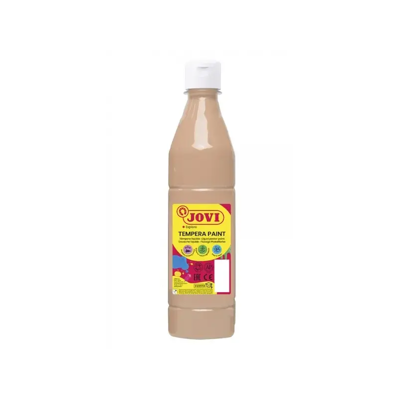 Jovi Tempera Paint Tempera Liquida 500ml - Base Agua - Lista para Usar - Alto Poder Cubriente - Secado Rapido - Excelente Fluide