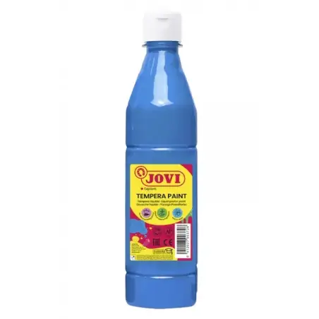 Jovi Tempera Paint Tempera Liquida 500ml - Base Agua - Lista para Usar - Alto Poder Cubriente - Secado Rapido - Excelente Fluide