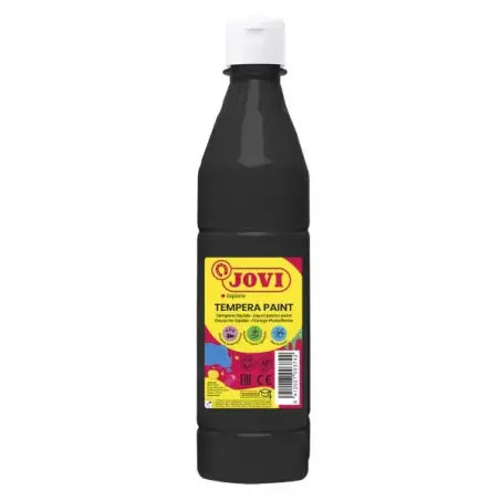 Jovi Tempera Paint Tempera Liquida 500ml - Base Agua - Lista para Usar - Alto Poder Cubriente - Secado Rapido - Excelente Fluide