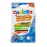 Carioca Temperello Pack de 6 Temperas Solidas - Colores Brillantes y Lavables - Gran Cobertura - Faciles de Mezclar - Acabado Sa