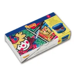 Jovi Pack de 7 Botes de Tempera 35ml - Mezclables - Para Papel, Cartulina, Madera, Tela, Pasta de Modelar y Barro - Incluye Pinc