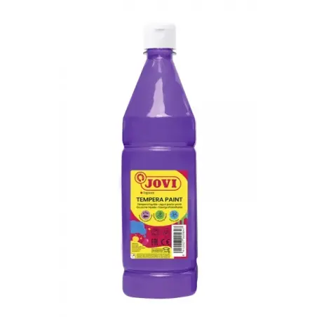 Jovi Tempera Paint Tempera Liquida 1000ml - Base Agua - Lista para Usar - Alto Poder Cubriente - Secado Rapido - Excelente Rendi