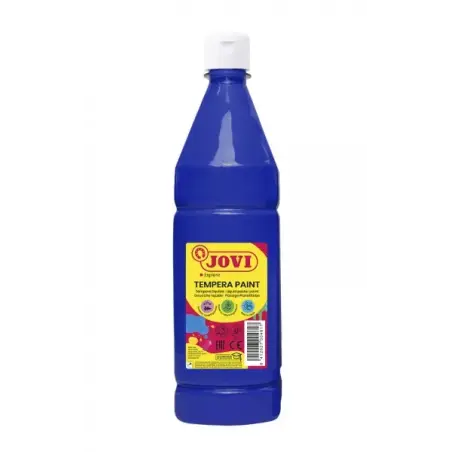 Jovi Tempera Paint Tempera Liquida 1000ml - Base Agua - Lista para Usar - Alto Poder Cubriente - Secado Rapido - Excelente Rendi