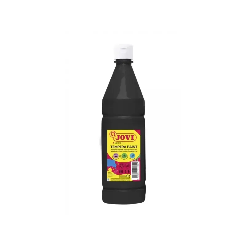 Jovi Tempera Paint Tempera Liquida 1000ml - Base Agua - Lista para Usar - Alto Poder Cubriente - Secado Rapido - Excelente Rendi