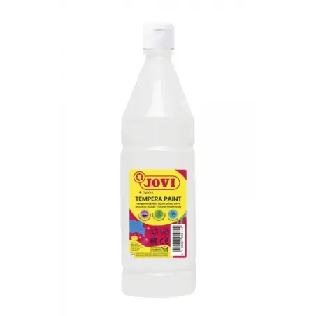 Jovi Tempera Paint Tempera Liquida 1000ml - Base Agua - Lista para Usar - Alto Poder Cubriente - Secado Rapido - Excelente Fluid