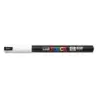 Posca PC-1MR Marcador de Pintura - Punta Roller de Fibra 0.7mm - Tinta Pigmentada Base al Agua - Linea Extrafina - Resistente a