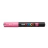 Posca PC-1M Marcador de Pintura - Punta Conica 0.7mm - Tinta Base al Agua - Resistente a la Luz - Color Rosa | Ahorro Imprimiend