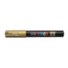 Posca PC-1M Marcador de Pintura - Punta de Poliester Conica 0.7mm - Tinta Base al Agua - Resistente a la Luz - Color Oro | Ahorr